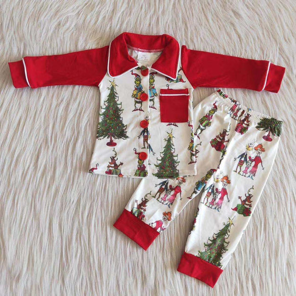 Christmas tree boys clothing pajamas
