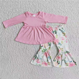 flower girls clothing long sleeve outfits