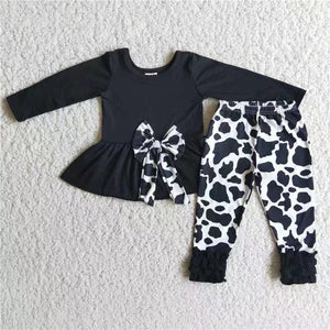 black cow girls clothing long sleeve outfits