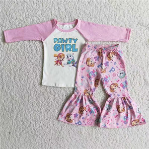 pink dog girls clothing  outfits