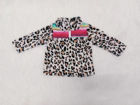 leopard fall girls coat