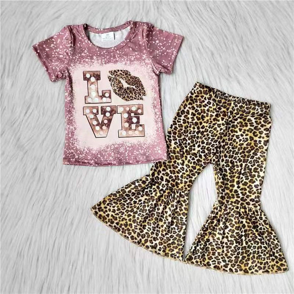 Valentine's Day leopard girl clothing  outfits