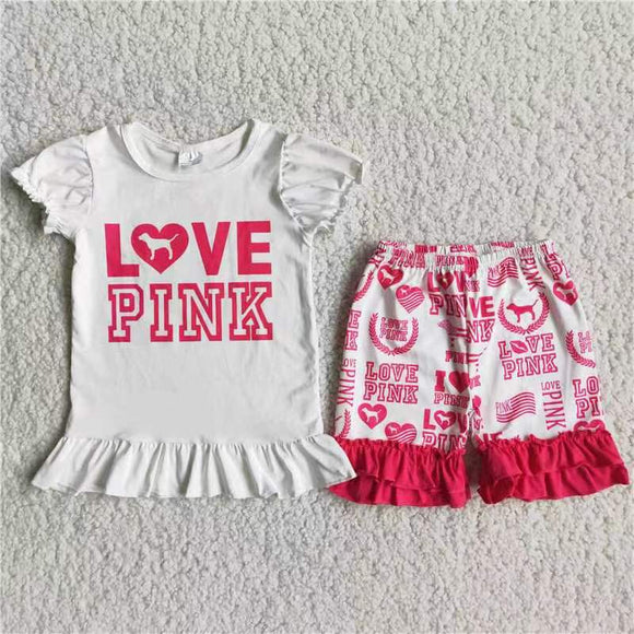love pink  Girl's Summer outfits