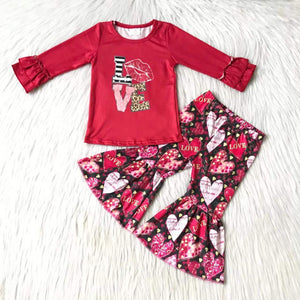 Valentine's Day RED girl clothes
