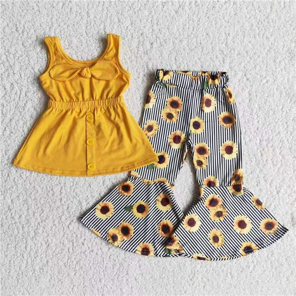 yellow sunflower girl clothing  outfits