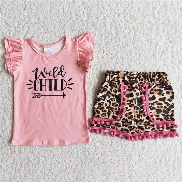leopard print pink Girl's Summer outfits