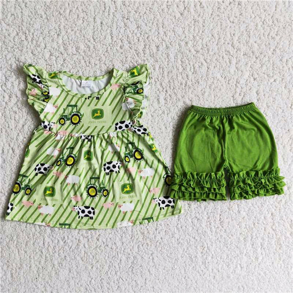 green car Girl's Summer outfits