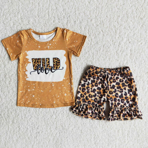 yellow  leopard  print  Girl's Summer outfits