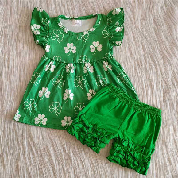 green clover Girl's Summer outfits
