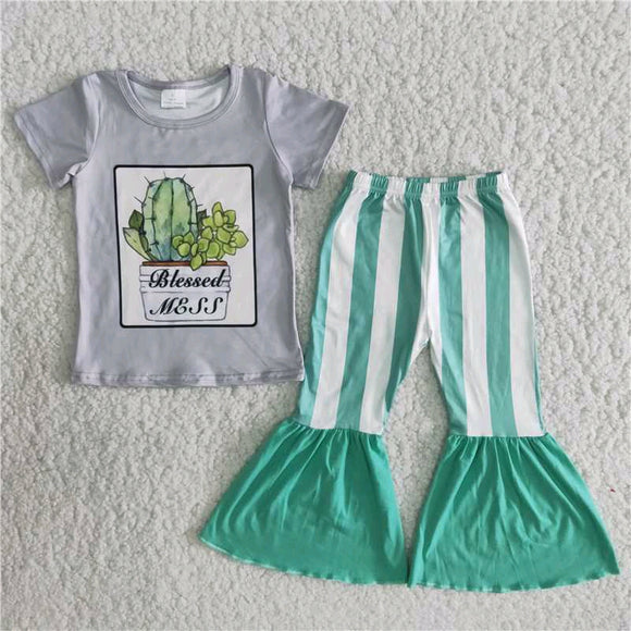 summer girl clothing grey short sleeve trouser outfits