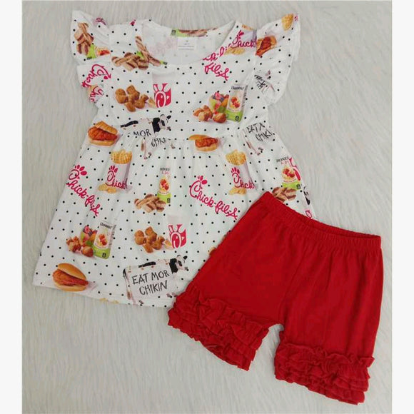 Hamburg  French fries Girl's Summer outfits