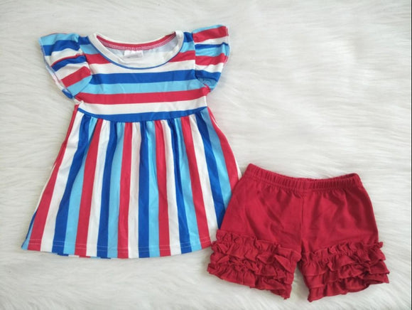 stripe Girl's Summer outfits