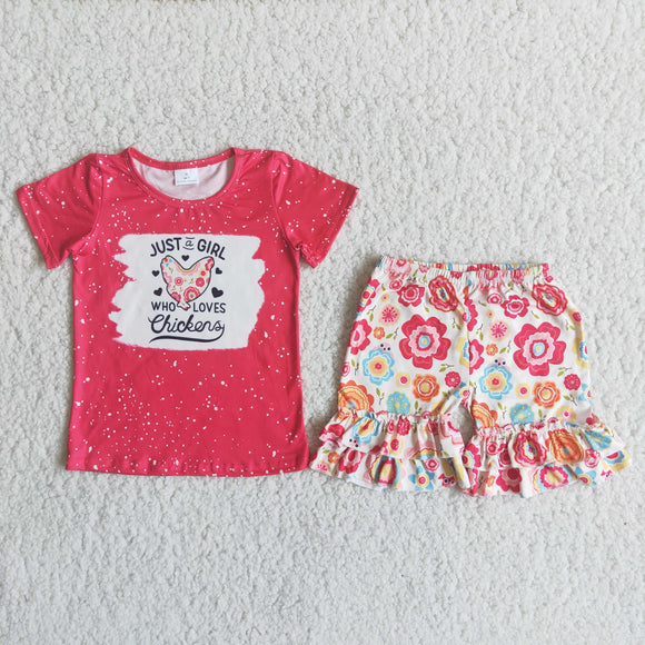 red print Girl's Summer outfits