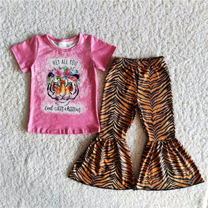 summer girl pink clothing short sleeve  trouser outfits