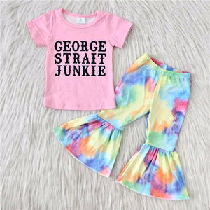 summer girl  clothing pink short sleeve  trouser outfits