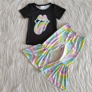 summer girl  clothing black short sleeve  trouser outfits