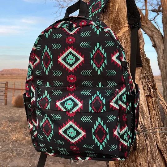 High quality  western print backpack
