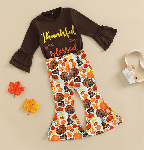 Thanksgiving Turkey girls clothing
