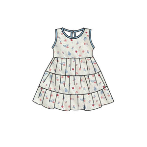 GSD0798--pre order short sleeve girls dress