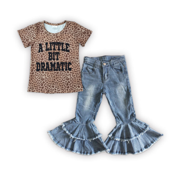 summer leopard top +  jeans outfits