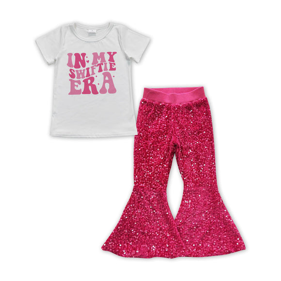 White shirt hot pink sequin pants singer girls outfits