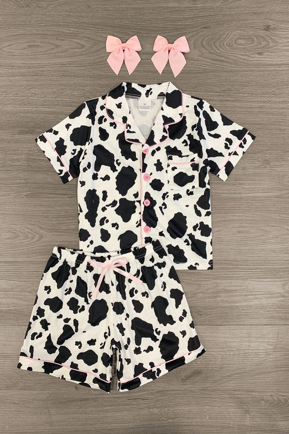cow girl pajamas clothing