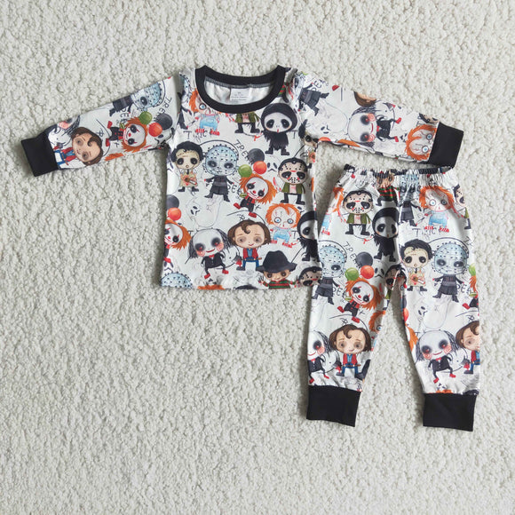 Halloween boys clothing long sleeve  outfits