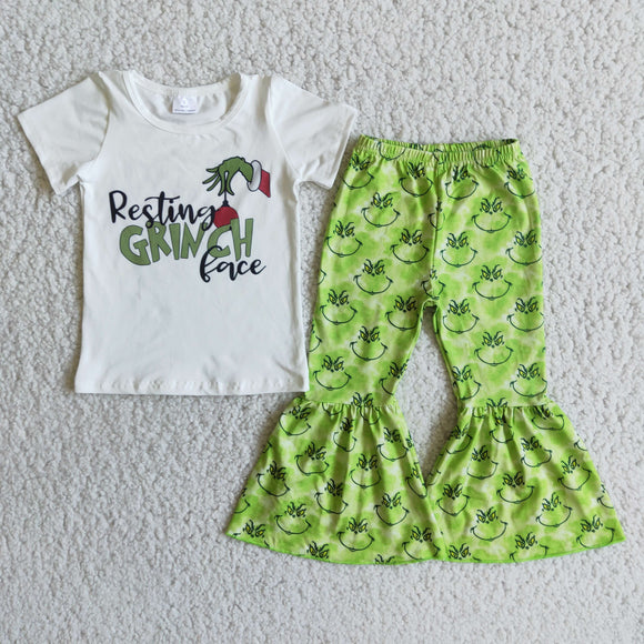 green girls clothing short sleeve outfits