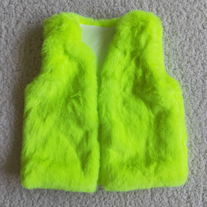 Winter green woolen vest