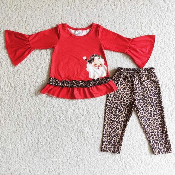 leopard red girls clothing  outfits