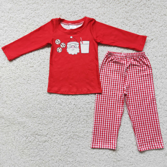 red Christmas boys clothing  outfits