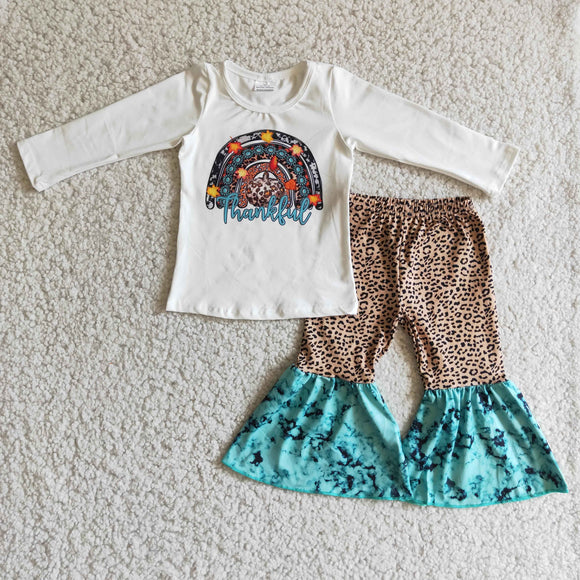 white and leopard pumpkin girls clothing  outfits