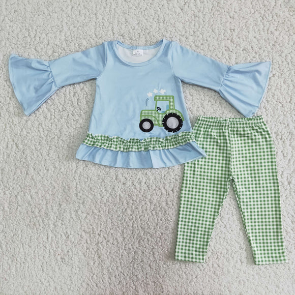 tractor blue girls clothing  outfits