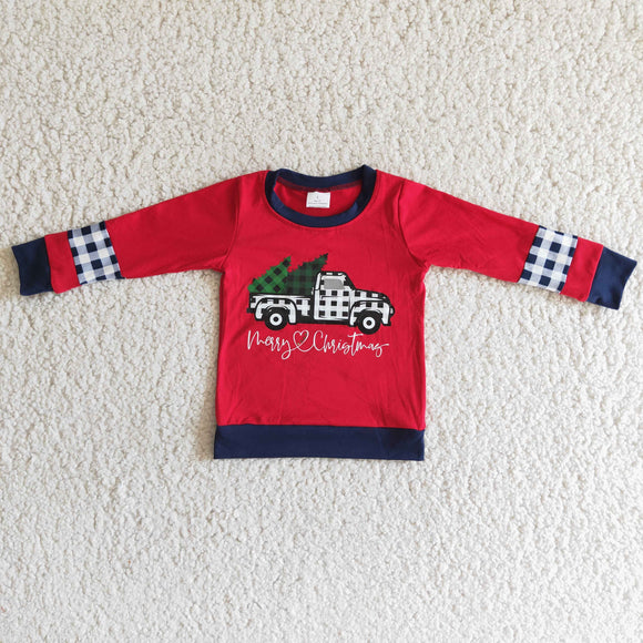 red Long-sleeved shirts for boys