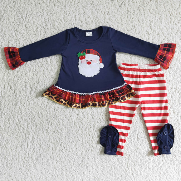Christmas embroidery girls clothing  outfits