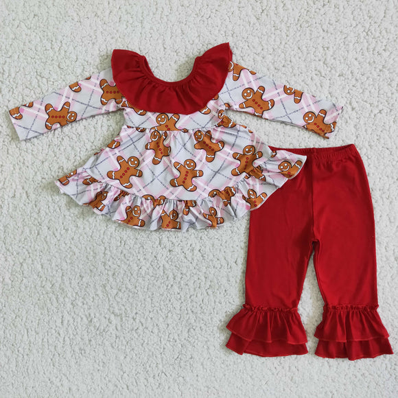 Cute Santa suit girls clothing outfits
