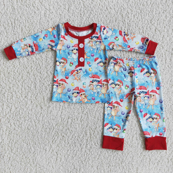 blue boy clothing pajamas outfits
