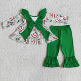 Christmas cake green girls clothing outfits