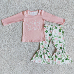 Lucky babe pink girls clothing  outfits