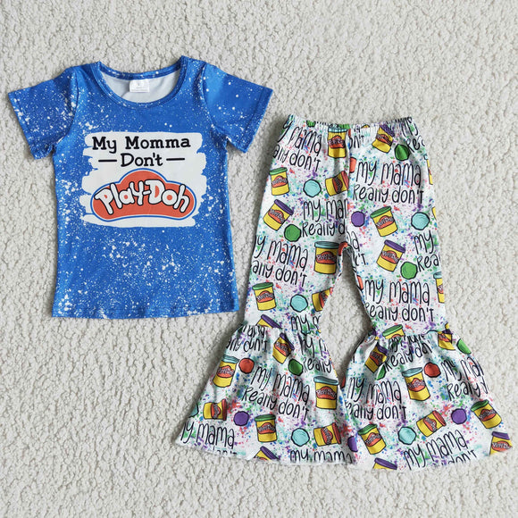 play- Doh blue clothing  outfits