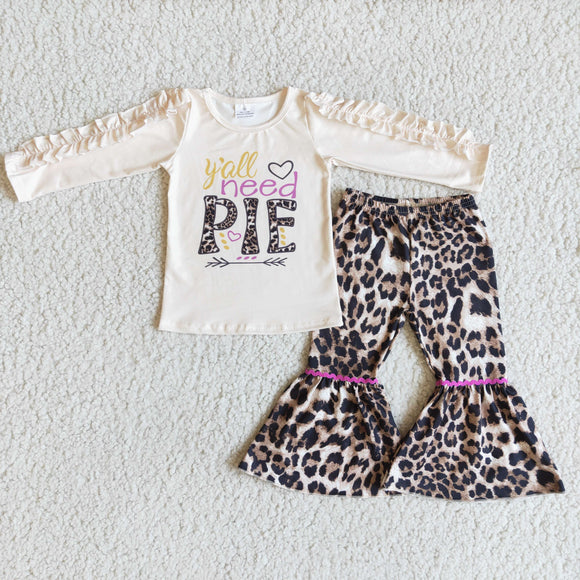 PIE leapord print girls clothing