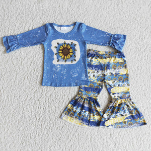 sunflower blue girls clothing  outfits