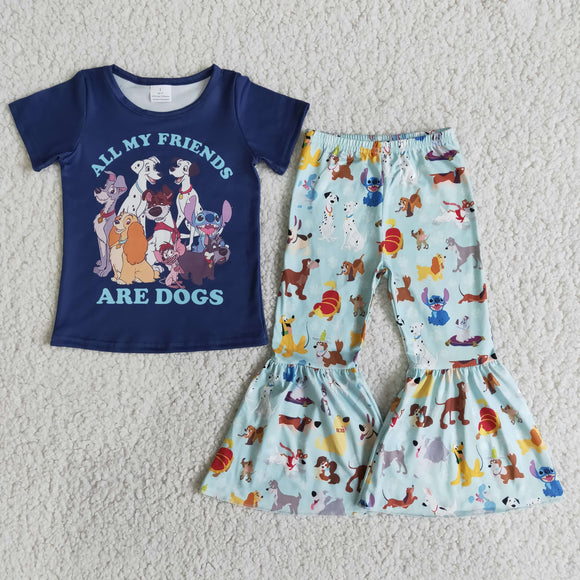 blue cartoon girl clothing  outfits