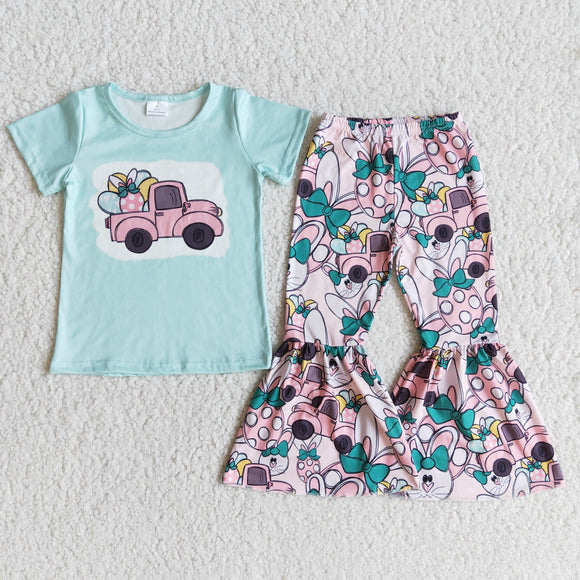 Easter blue cartoon clothing  outfits