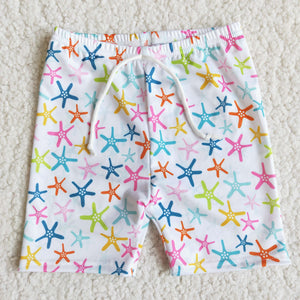 star print Summer swimming trunks