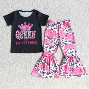 QUEEN black girls clothing  outfits