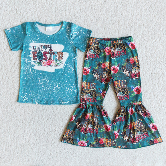 Easter blue girls clothing  outfits
