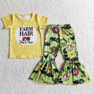 FARM yellow girl clothing