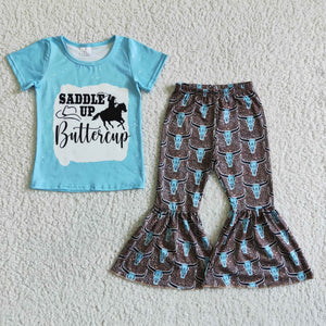 blue cowboy girl clothing  outfits
