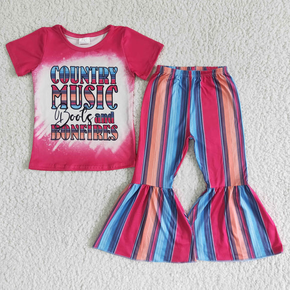 music red girl pajamas outfits